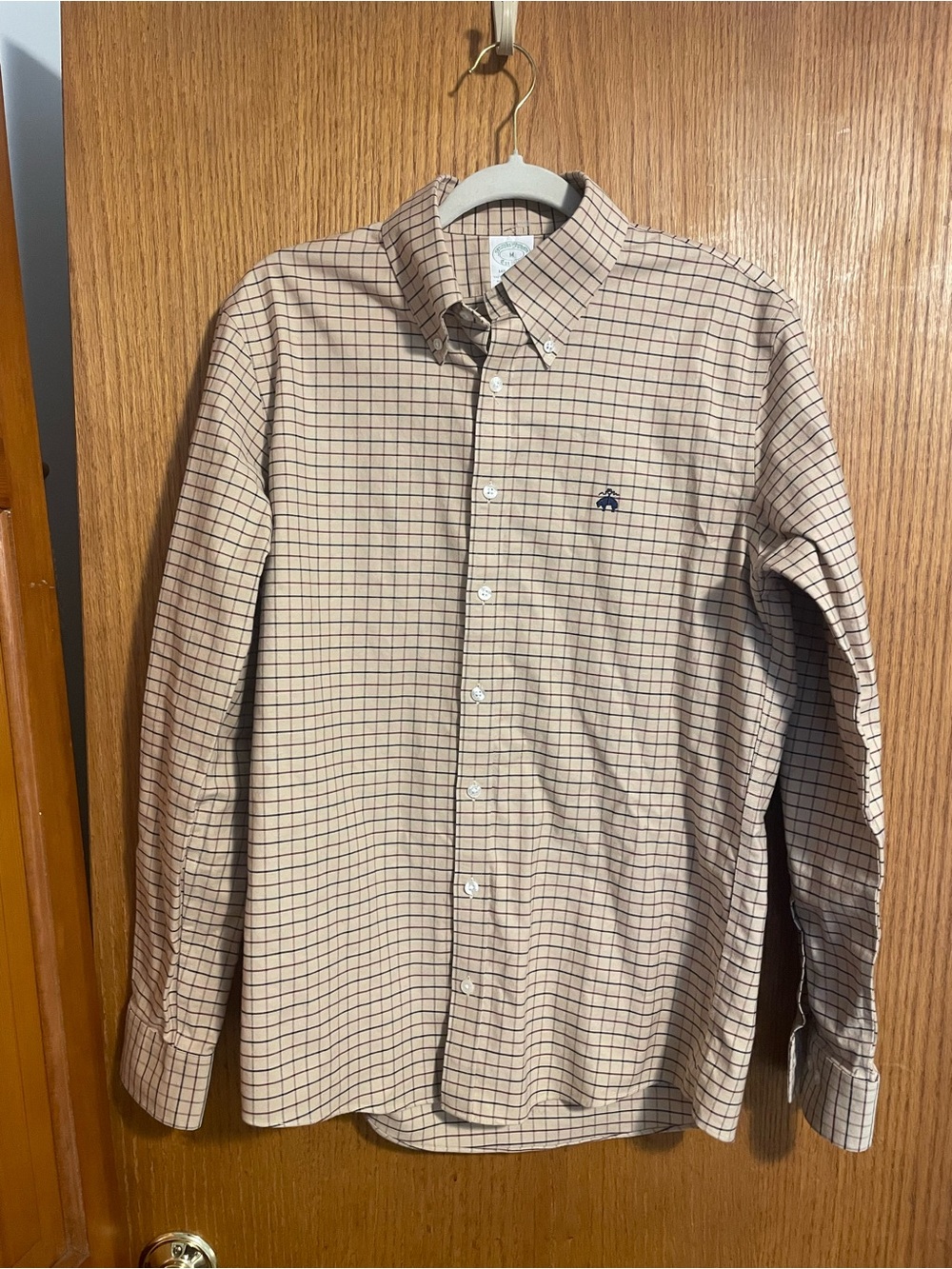 Vintage Brooks Brothers Milano Fit Checked Shirt.